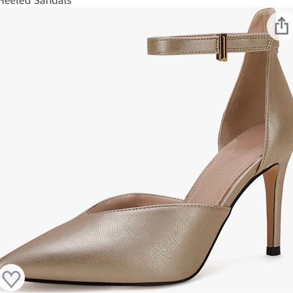 Women’s Gold Pointed Toe Pumps Stiletto size 11 - Picture 2 of 4